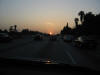driving home to Hollywood on the Foothill Freeway