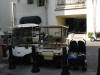 Alex & Jeremy are not impressed with the stars' golf carts; they like their stroller just fine.